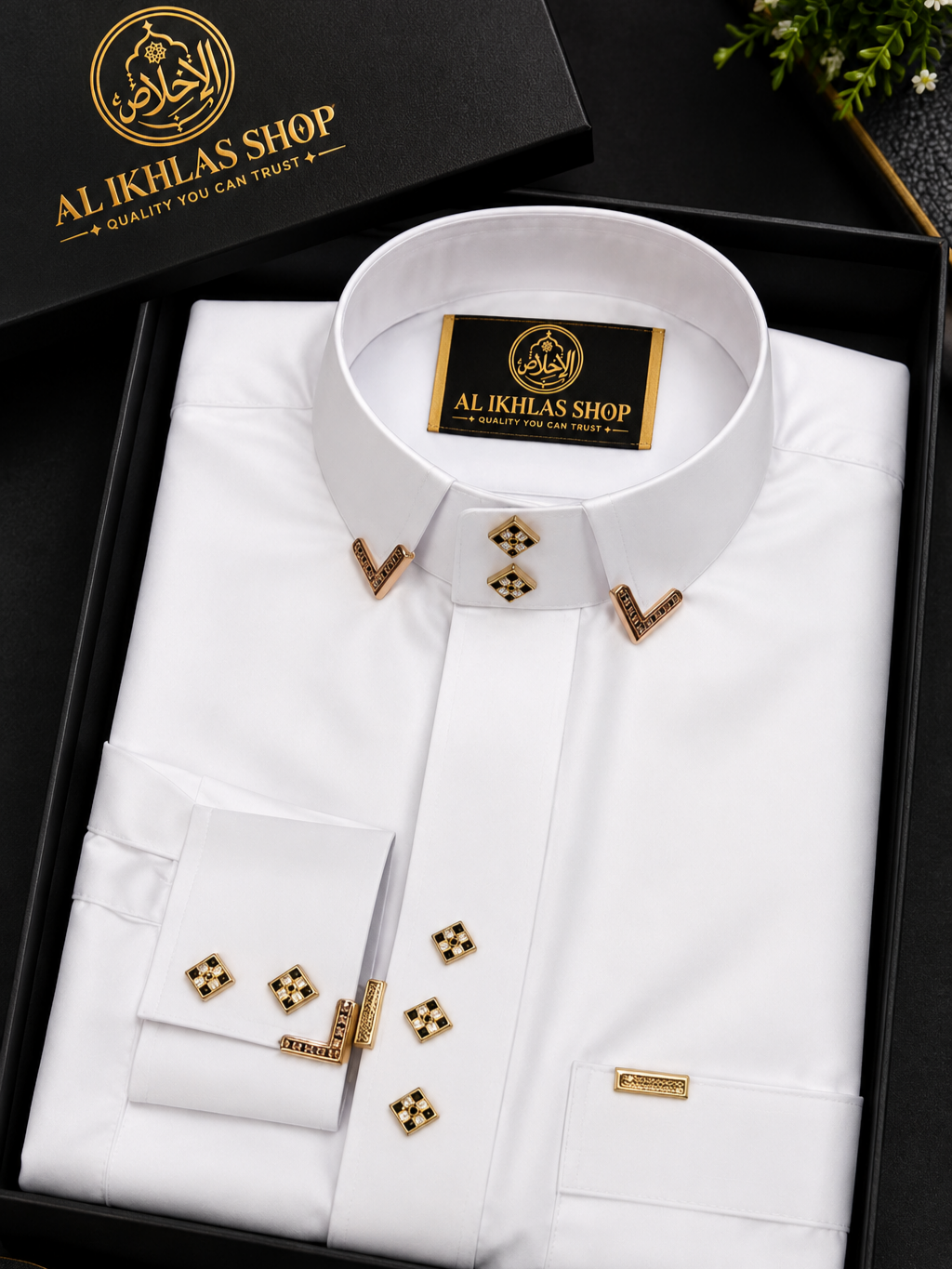 Royal Al-Ikhlas Thobe White