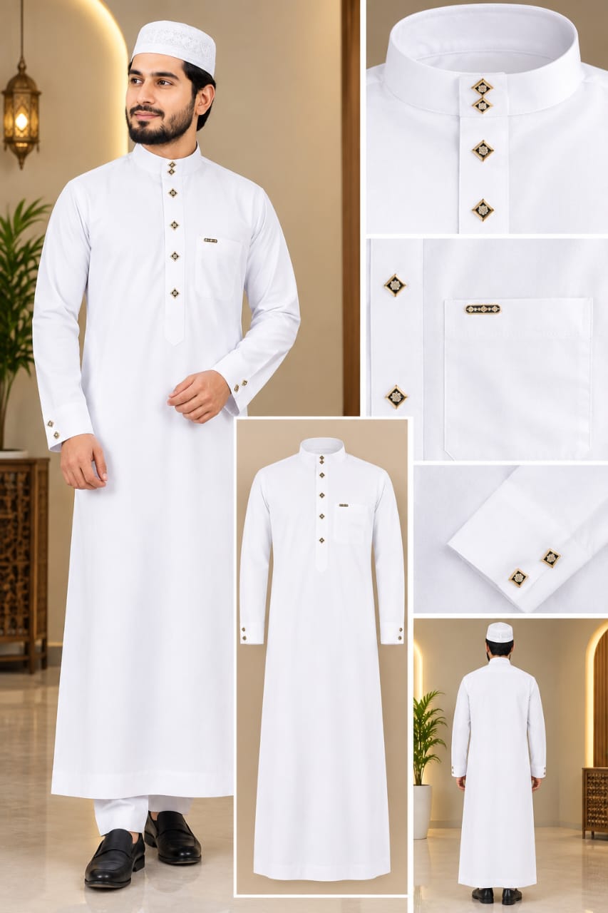 Arabian jubba white
